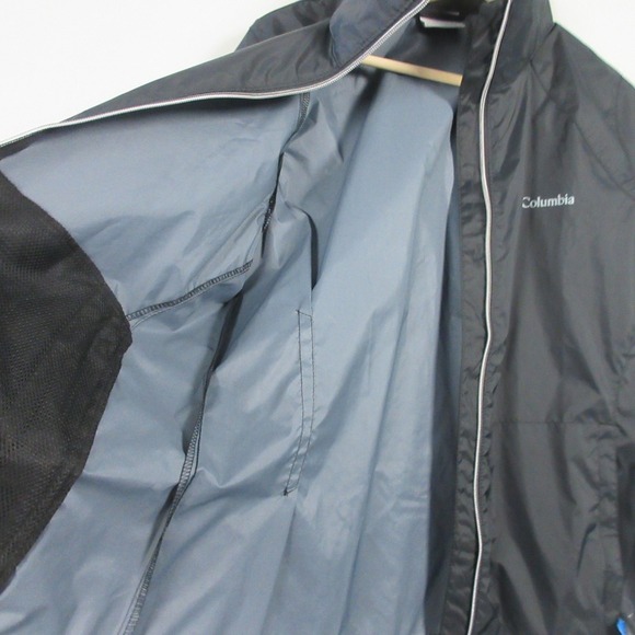 Columbia Switchback III Jacket Women S Black Zip Waterproof Rain Windbreaker 228 - Picture 3 of 13